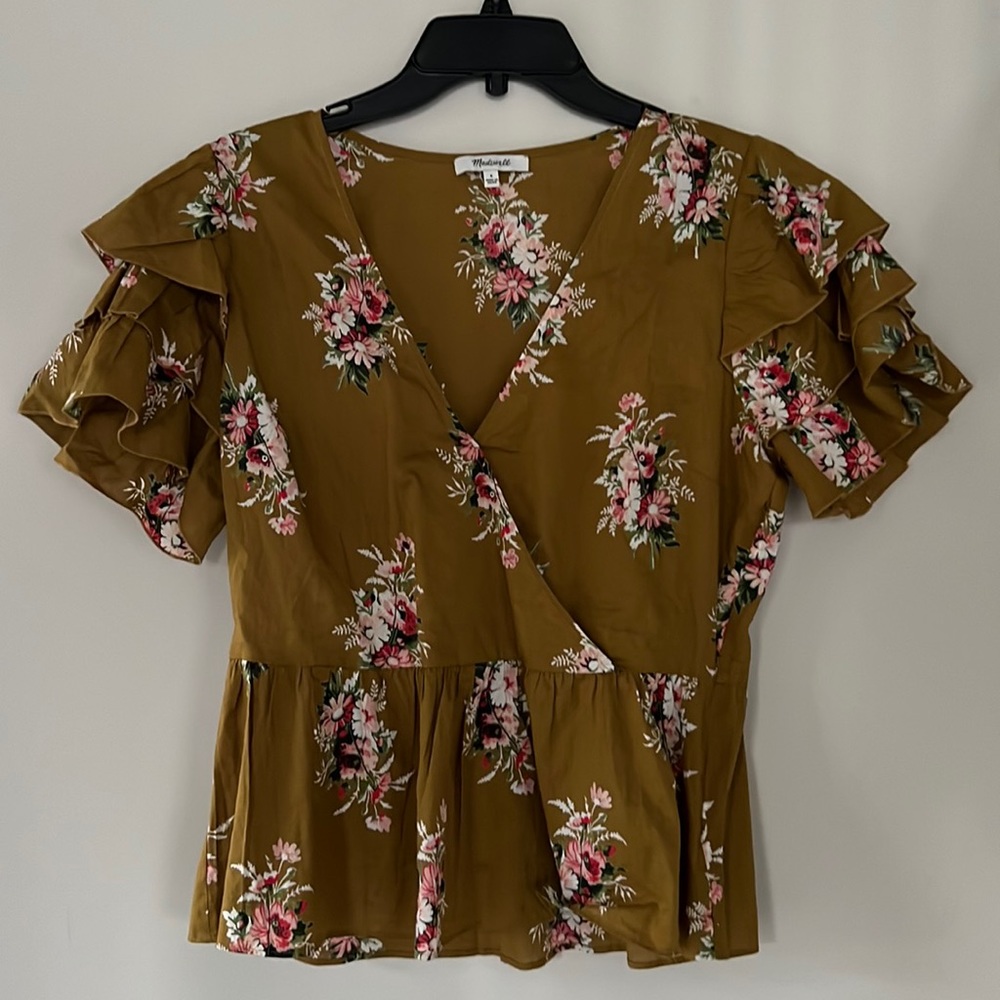 Madewell floral top